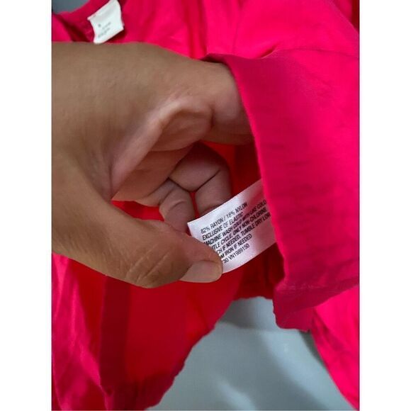 A New Day Women's Long Balloon Sleeve Slim Fit Ruched Front Size XXL NWT - Picture 7 of 8